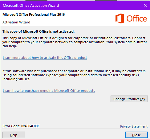 download microsoft office activation wizard